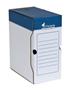 Archive box, A4, 150 mm, cardboard,VICTORIA OFFICE, blue-white